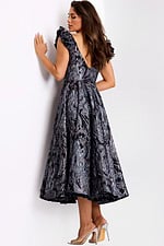 V back short mother of the bride dress 40314