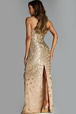 Model wearing Jovani dress 40387.