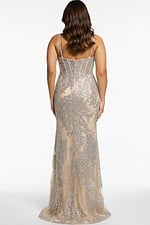 back of embellished dress 40470