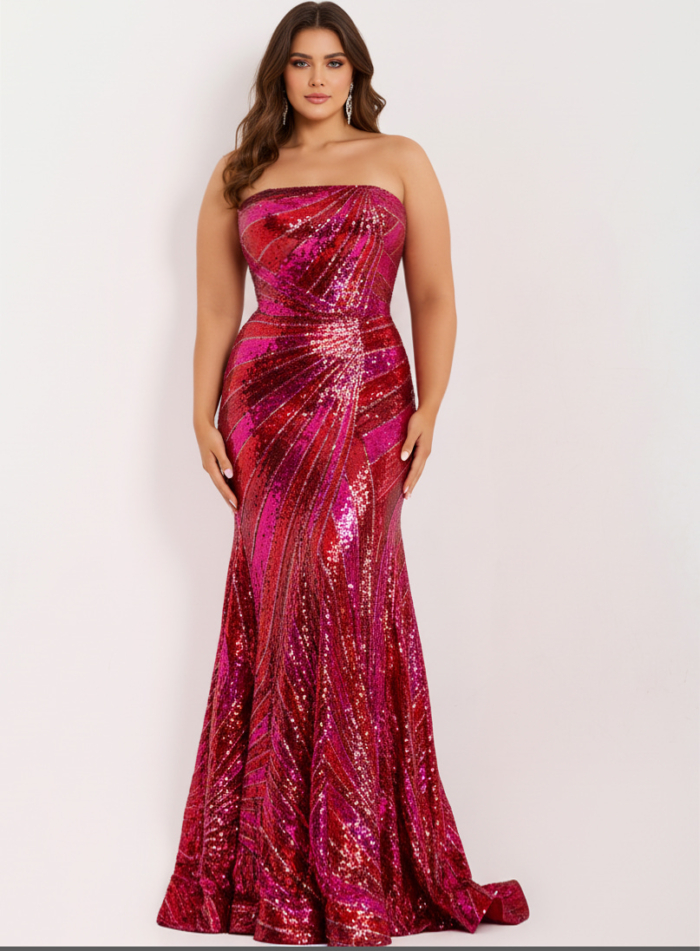 strapless mermaid dress 40765