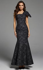 mother of the bride black mermaid dress 41130