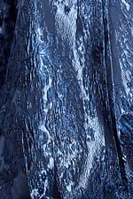 Gunmetal and Gold Strapless Gown with Cascading Ruffle 42028 - Image 3