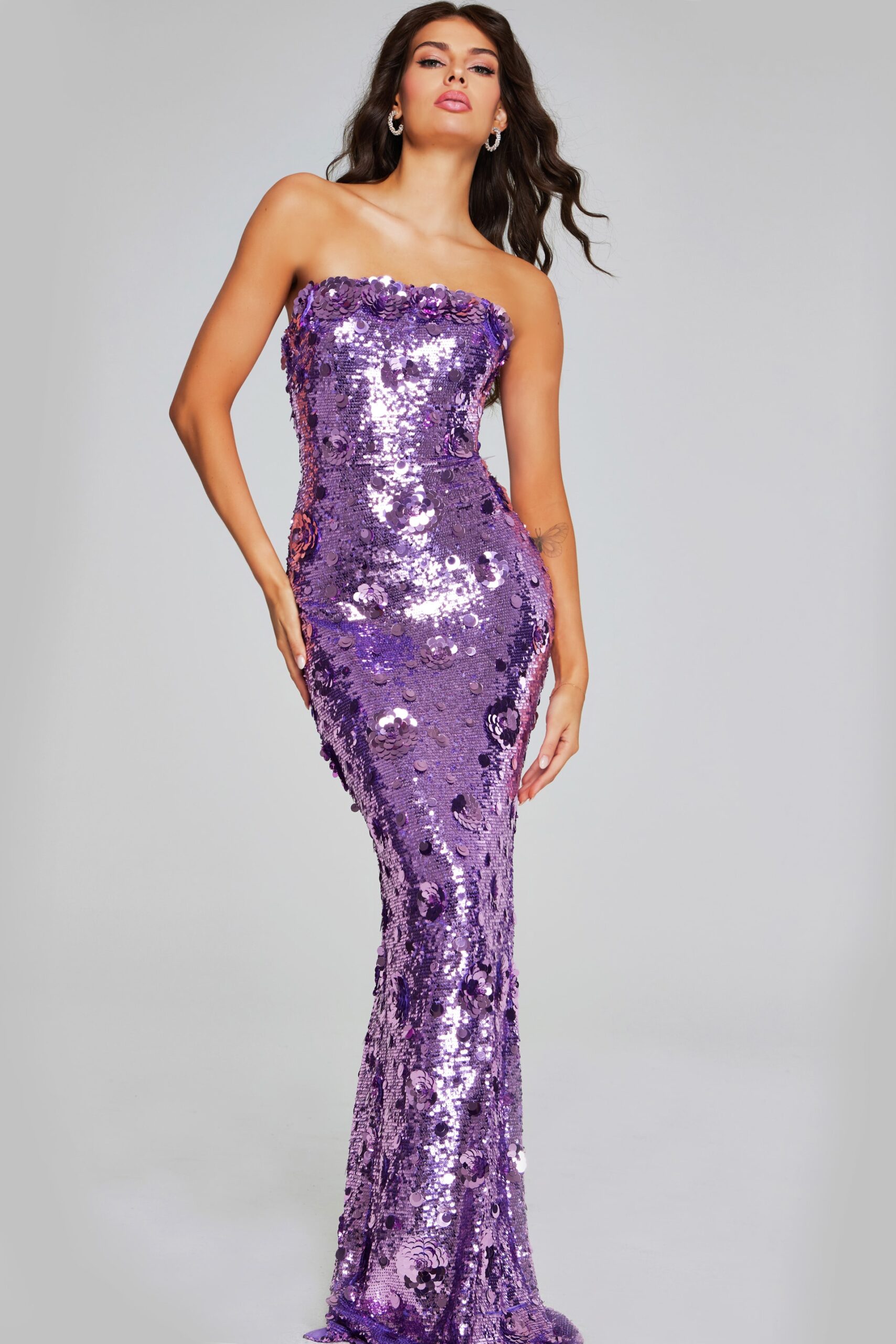 Mollies Studio マイクロプリーツ セットアップ - Purple Purple Prom Dresses 2026 – Lavender, Plum & Lilac Gowns