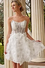 corset fit and flare dress 42299