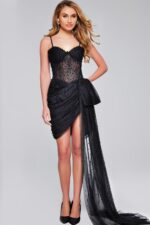 White Embellished Corset Dress 42368 | Jovani
