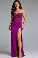 corset bodice embellished dress 42465