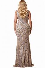 plus size embellished dress 42336