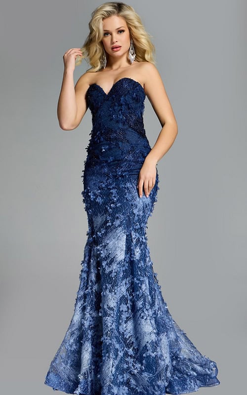 Model wearing Jovani dress 42740.