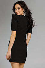 back of short sleeve fitted dress 42745