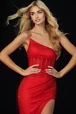 red corset bodice dress 42926