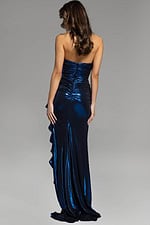 navy metallic dress 43419