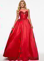 sweetheart neckline a line dress 43199