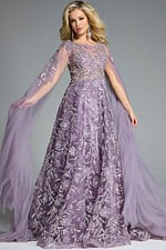 Model wearing Jovani dress 43312.