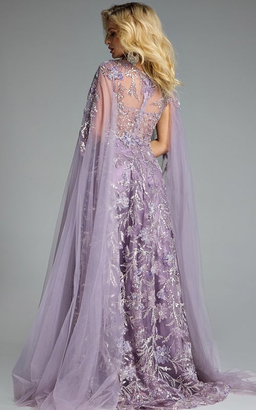 Model wearing Jovani dress 43312.