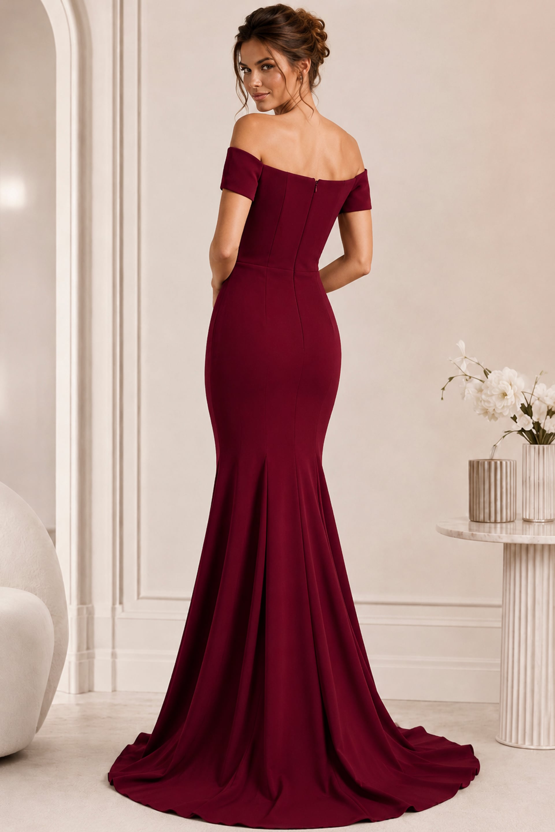 jovani off the shoulder mermaid dress Jovani
