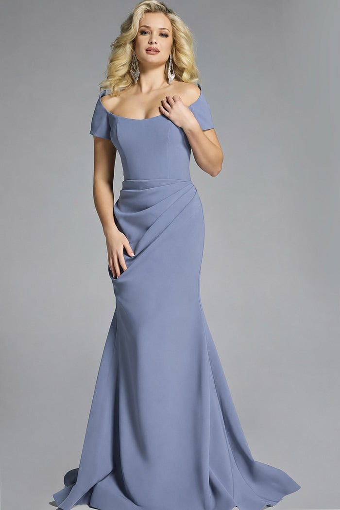 Jovani style 43370 in light blue