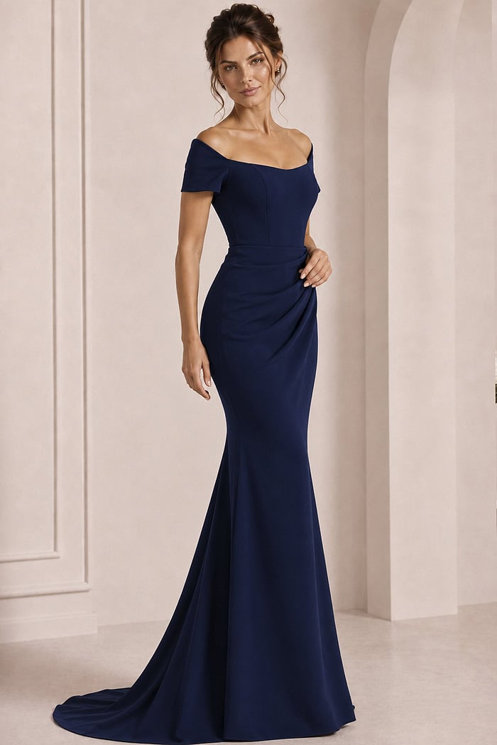 Jovani style 43370 in navy