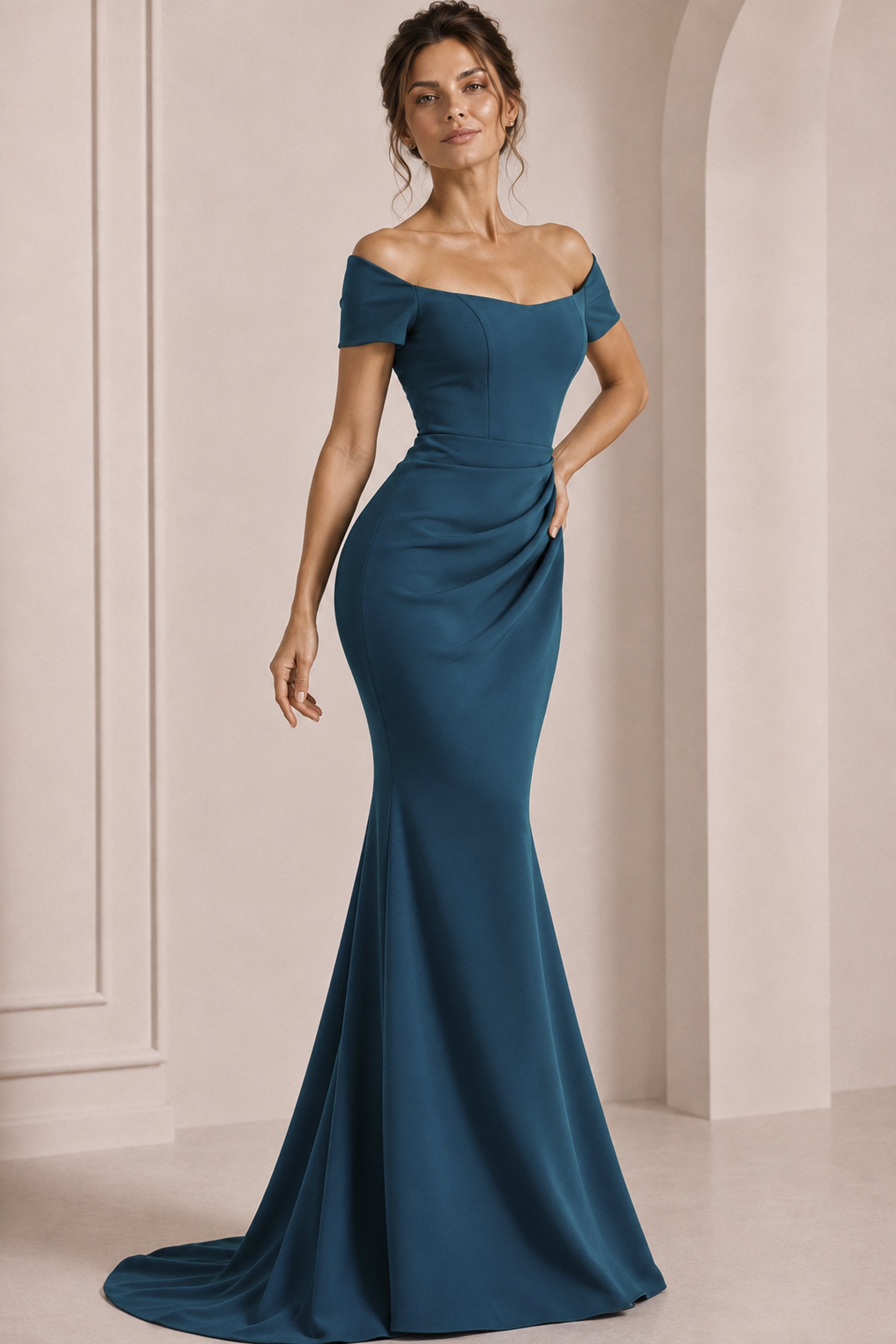 Jovani style 43370 in teal