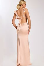 backless satin dress 43478