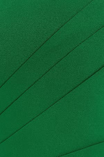 green pleated fabric for style 43565