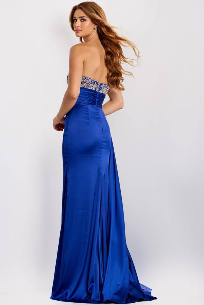 royal fitted embellished dress 43674