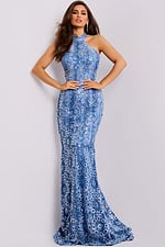 Model wearing Jovani dress 43678.