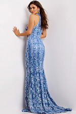 Model wearing Jovani dress 43678.