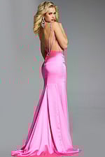 Model wearing Jovani dress 43681.