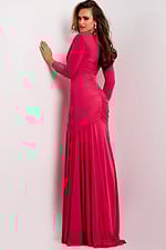 Model wearing Jovani dress 43701.