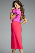 Model wearing Jovani dress 43756.