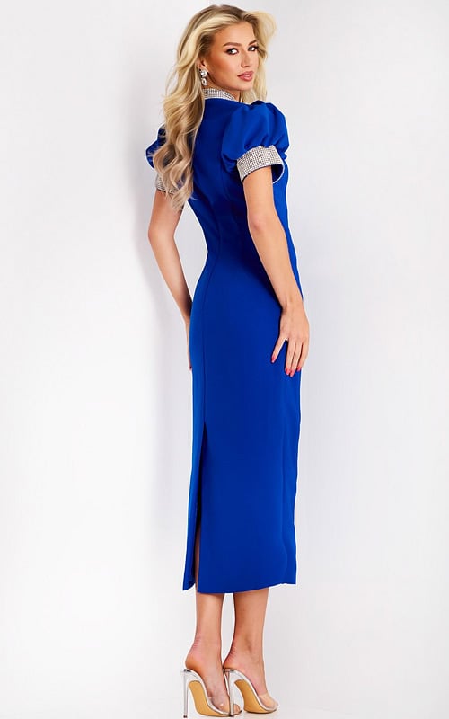 Model wearing Jovani dress 43773-1.