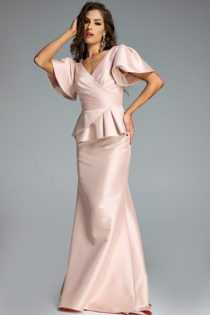 Model wearing Jovani dress 43805.