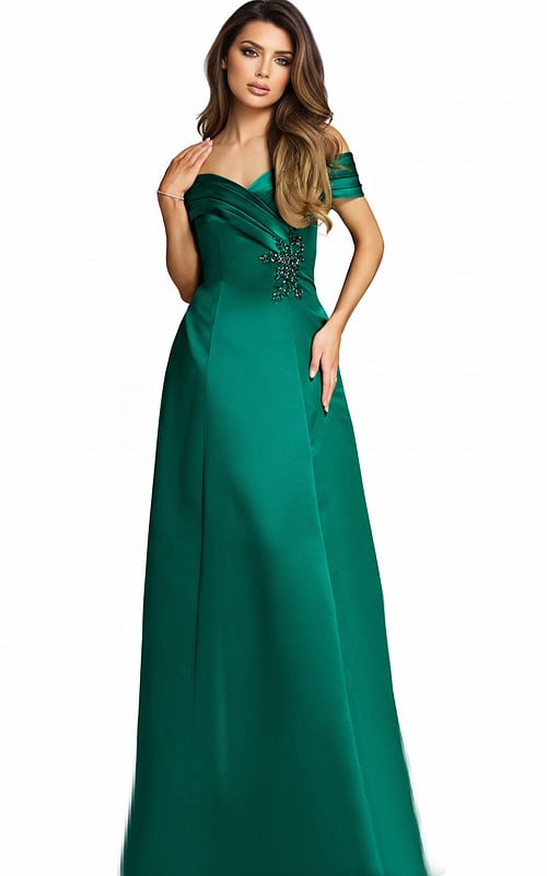 off the shoulder beaded mob dress 43808