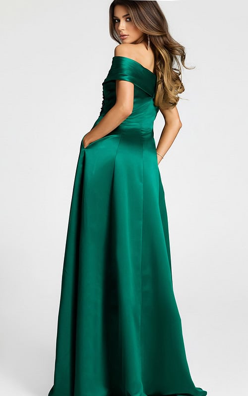 off the shoulder a line dress 43808