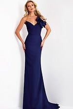 Model wearing Jovani dress 43814.