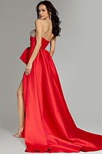 red embellished evening dress 43821