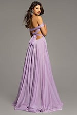 backless lilac a line dress 43842