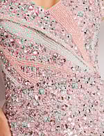 Off-Shoulder A-Line Gown with Sequin Embellishments 44003 - Image 5