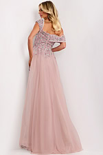 Model wearing Jovani dress 44003.