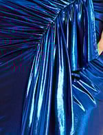 Off Shoulder Gown with Sweetheart Neckline and Ruched Detailing 44038 - Image 5