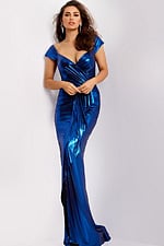 Model wearing Jovani dress 44038.
