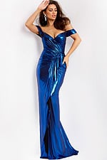 Model wearing Jovani dress 44038.