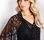 Model wearing Jovani dress 44053.