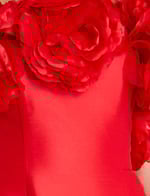 red floral dress style 44179