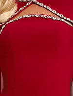 burgundy beaded fabric style 44184