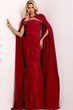 Model wearing Jovani dress 44184.