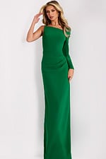 Model wearing Jovani dress 44245.