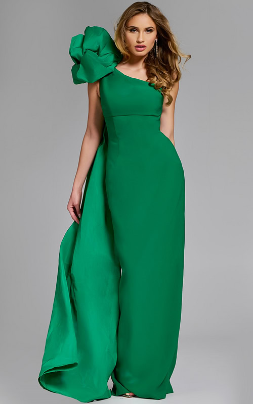 Model wearing Jovani dress 44248.