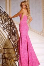 オールインワン・サロペット Pinko Mesh Openwork Dress With Mermaid Skirt 408P06LF002pink_1_medium.jpg?v