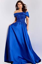 Model wearing Jovani dress 44308.
